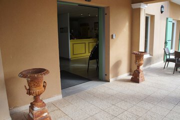 Interior entrance