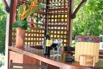 Poolside bar