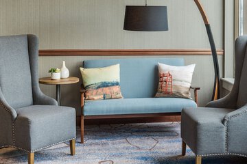 Lobby sitting area