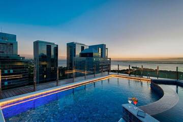 Rooftop pool