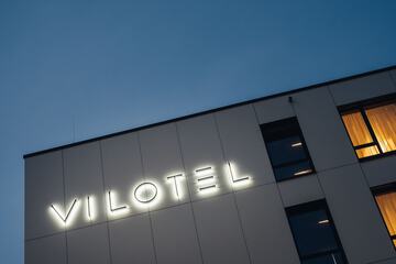 Front of property - evening/night