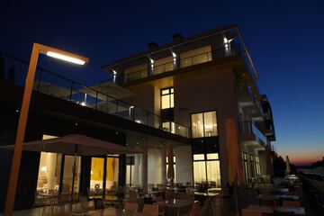 Front of property - evening/night