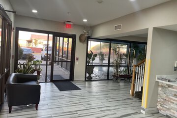 Lobby sitting area