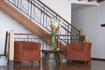 Lobby sitting area