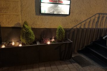 Front of property - evening/night