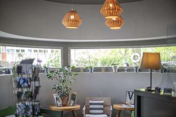 Lobby sitting area