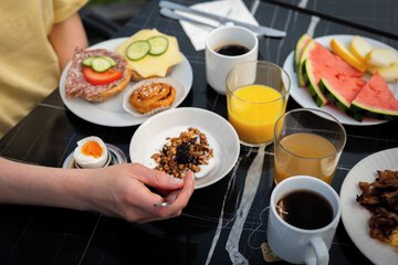 Breakfast buffet