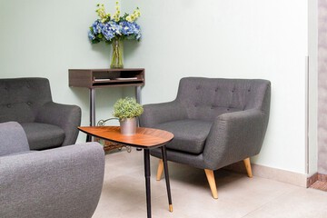 Lobby sitting area