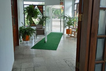 Interior entrance