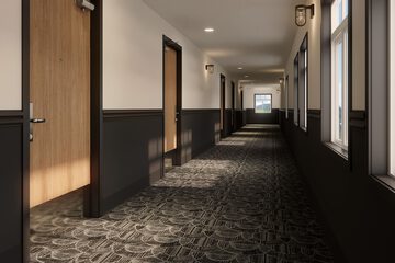 Interior entrance