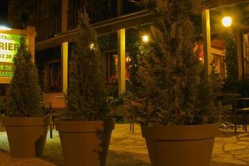 Front of property - evening/night