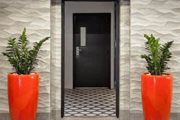 Interior entrance