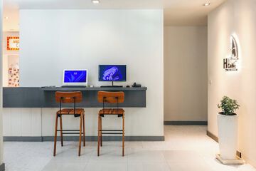 Lobby sitting area
