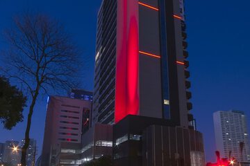 Front of property - evening/night