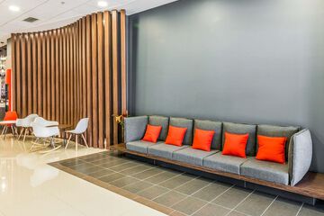 Lobby sitting area