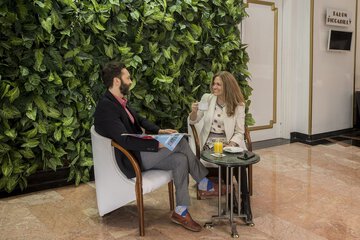 Lobby sitting area