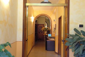 Interior entrance