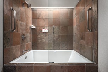 Deep soaking bathtub