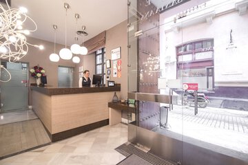 Interior entrance