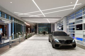 Front of property - evening/night