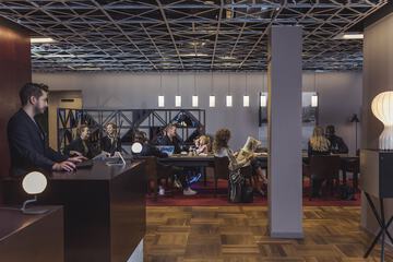 Lobby sitting area