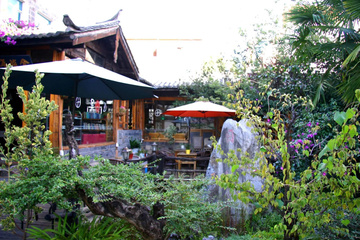 outside