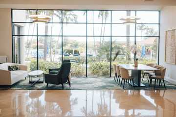 Lobby sitting area