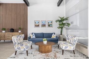 Lobby sitting area