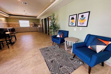 Lobby sitting area