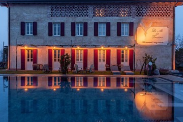Front of property - evening/night