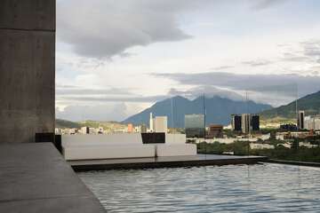 Rooftop pool