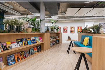 Lobby sitting area