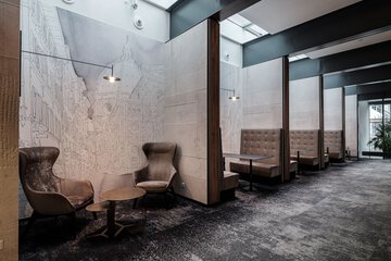 Lobby sitting area