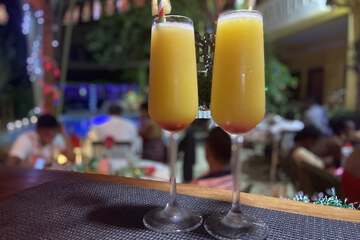 Poolside bar