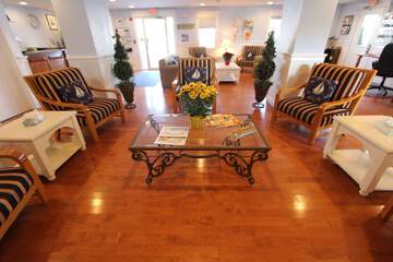 Lobby sitting area