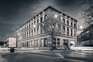 Front of property - evening/night