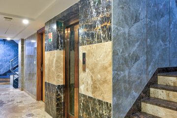 Interior entrance