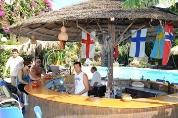 Poolside bar