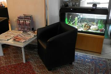 Lobby sitting area