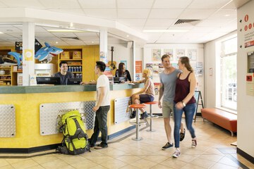 Check-in/check-out kiosk
