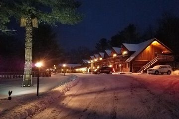 Front of property - evening/night