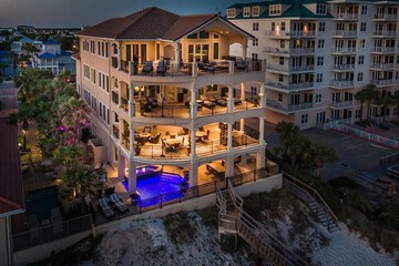 Front of property - evening/night