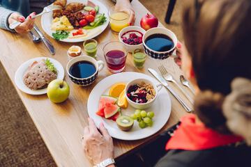Breakfast buffet