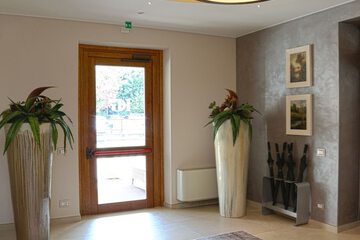 Interior entrance