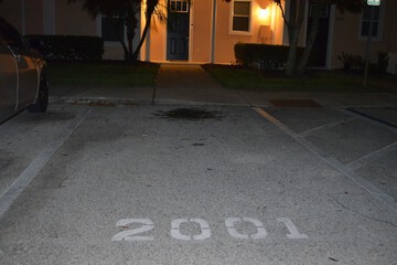 Front of property - evening/night