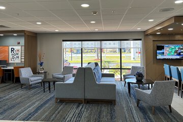 Lobby sitting area