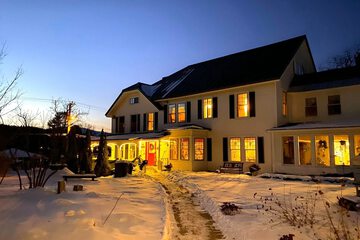 Front of property - evening/night