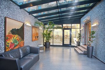 Interior entrance