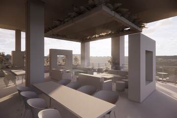 Rooftop terrace