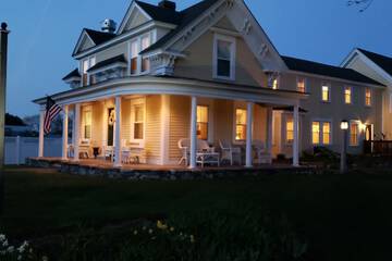 Front of property - evening/night
